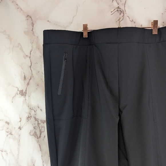 Lane Bryant Pants Womens 28 4X Black On The Go Ankle Mid Rise Stretch Pull On - Picture 3 of 13